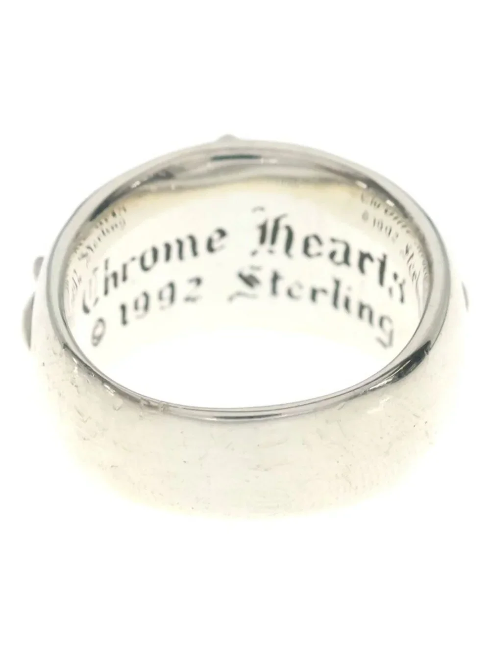 Chrome Hearts Floral Cross Ring Silver